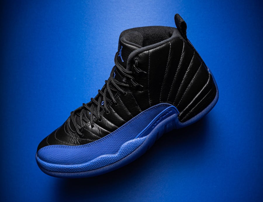 jordan 12 black and blue release date