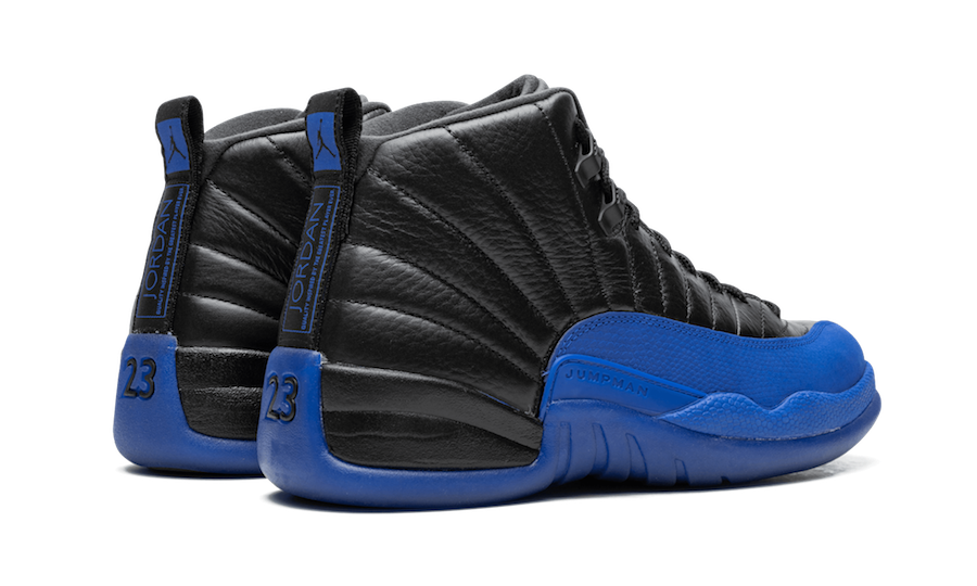 black and royal jordan 12