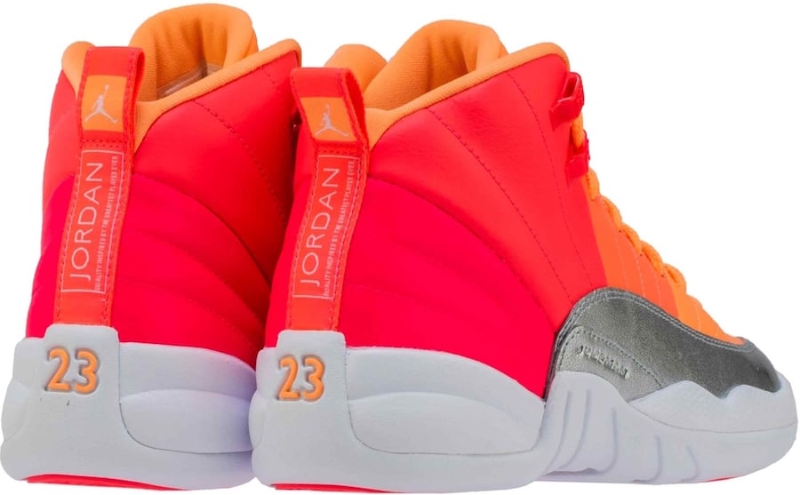 peach jordans 12