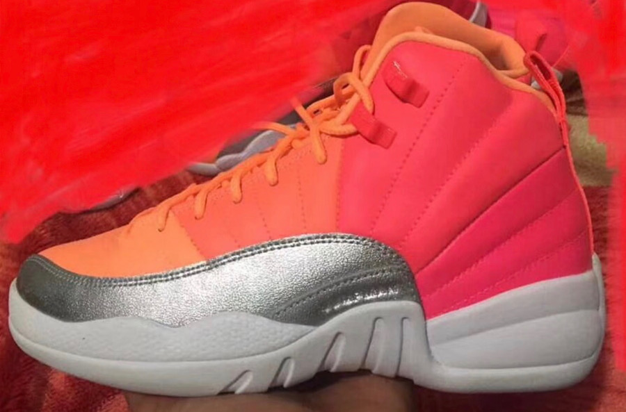 Air Jordan 12 GS Racer Pink Hot Punch 