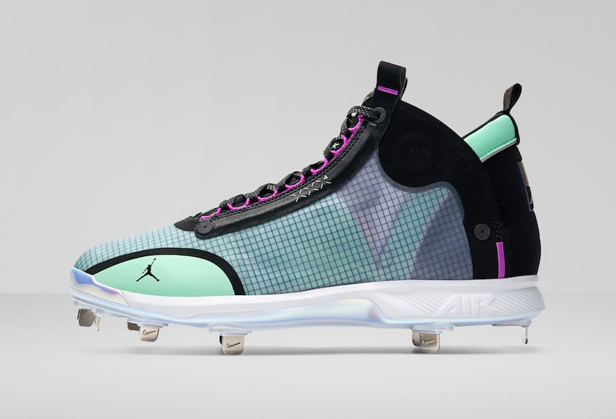 teal baseball cleats