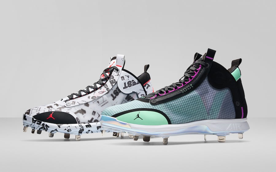 off white jordan cleats