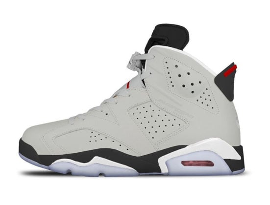 nike air jordan 6 neutral grey