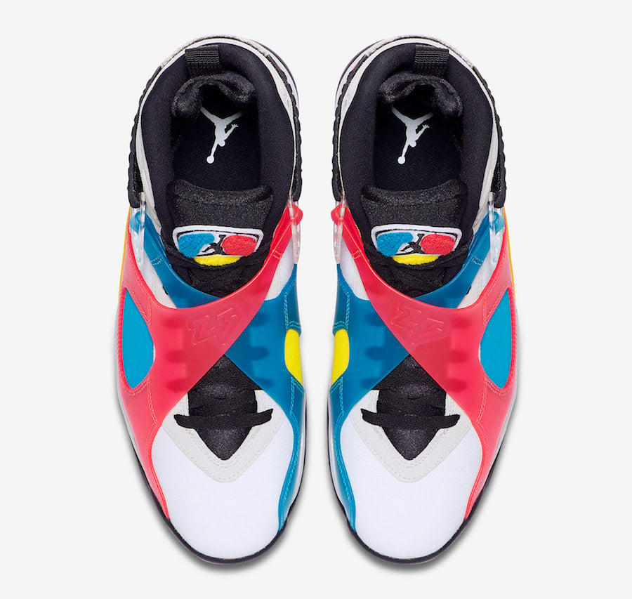 jordan retro 8 multicolor