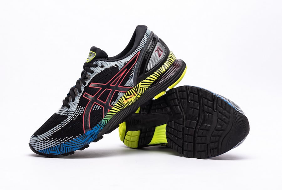 Asics Gel Nimbus 21 LS Black Electric Blue Release Date Info