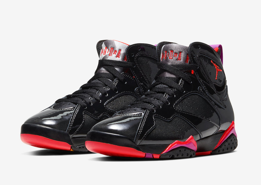 Black Patent Leather Air Jordan 7 313358-006 Release