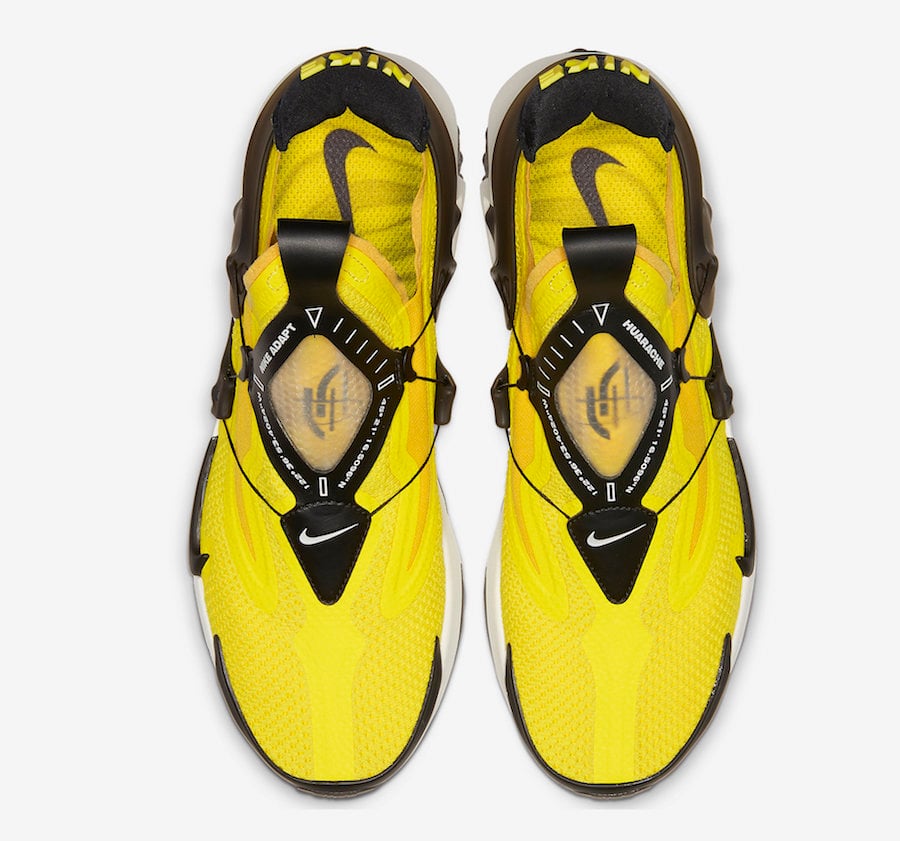 Nike Adapt Huarache Opti Yellow BV6397-710 Release Date Info