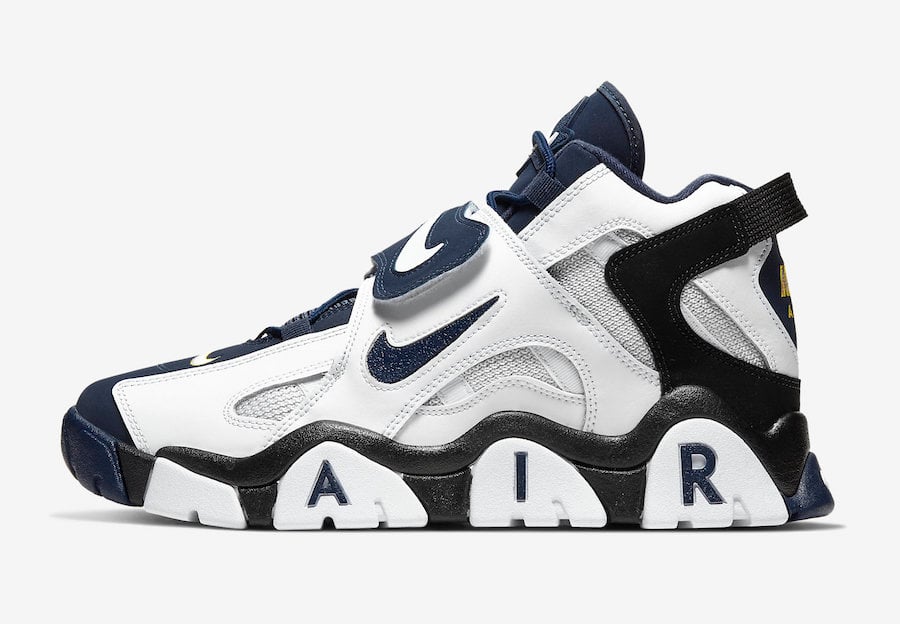 Nike Air Barrage Mid Midnight Navy AT7847-101 Release Date Info