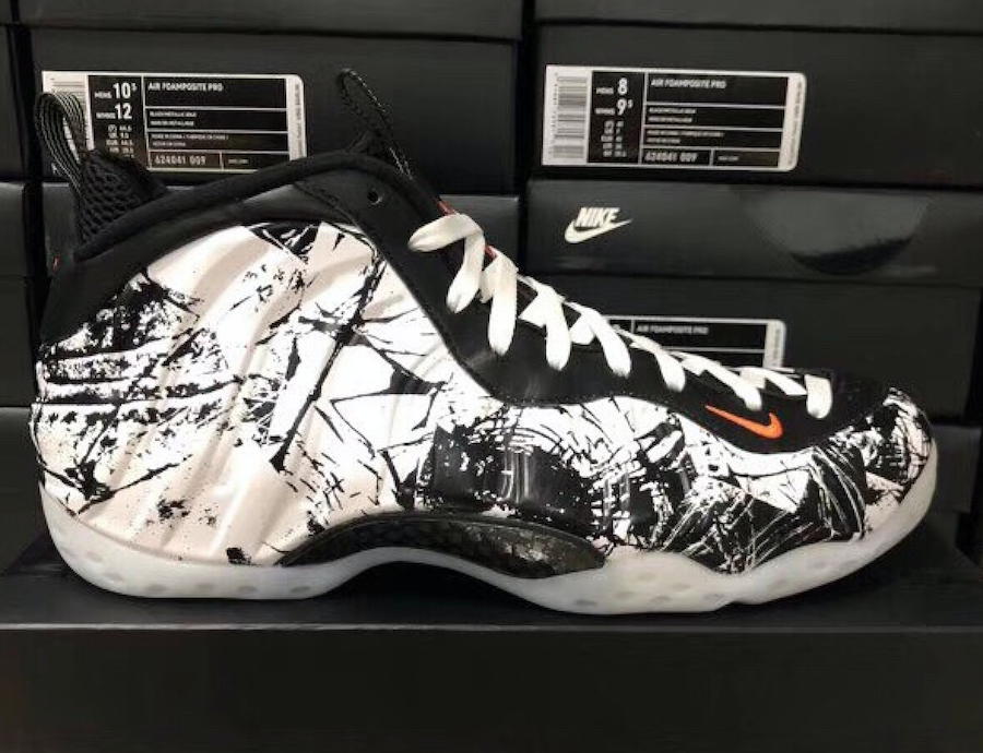 white and black foamposites release date