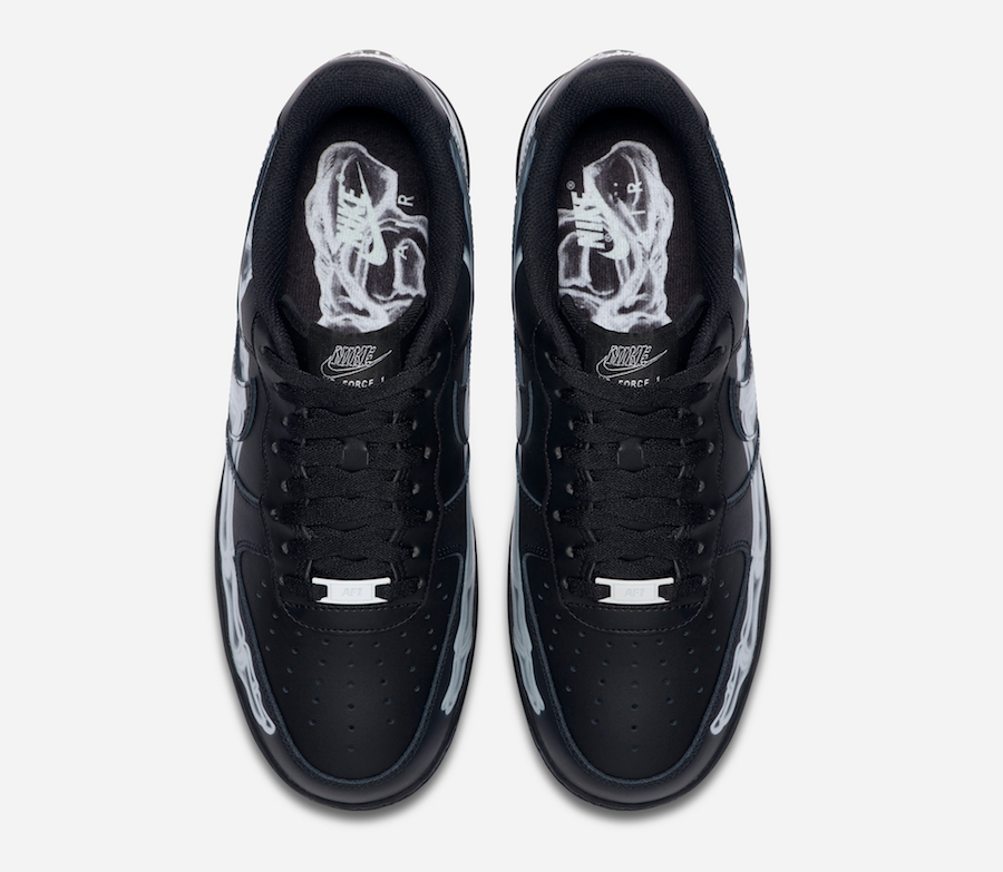 Nike Air Force 1 Black Skeleton Release Date