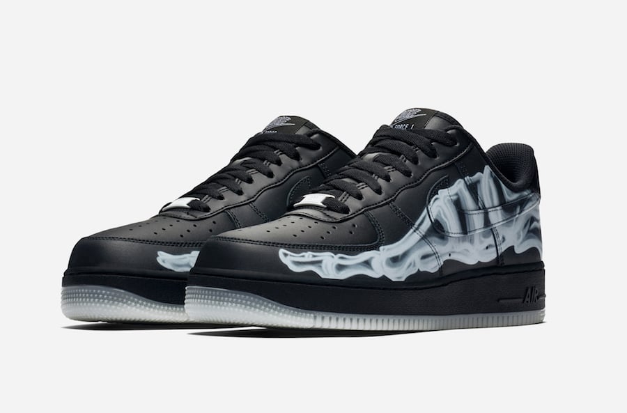 Nike Air Force 1 Black Skeleton Release Date