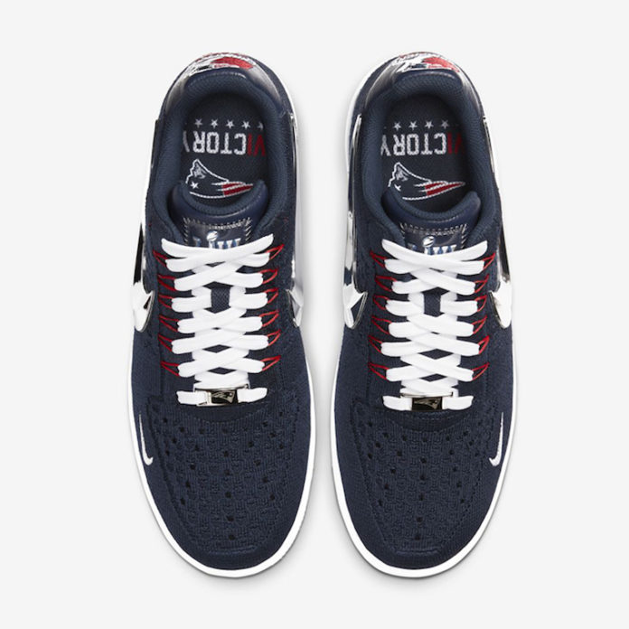 Nike Air Force 1 Flyknit New England Patriots Release Date Info | SneakerFiles
