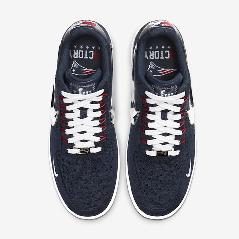 Nike Air Force 1 Flyknit New England Patriots Release Date Info