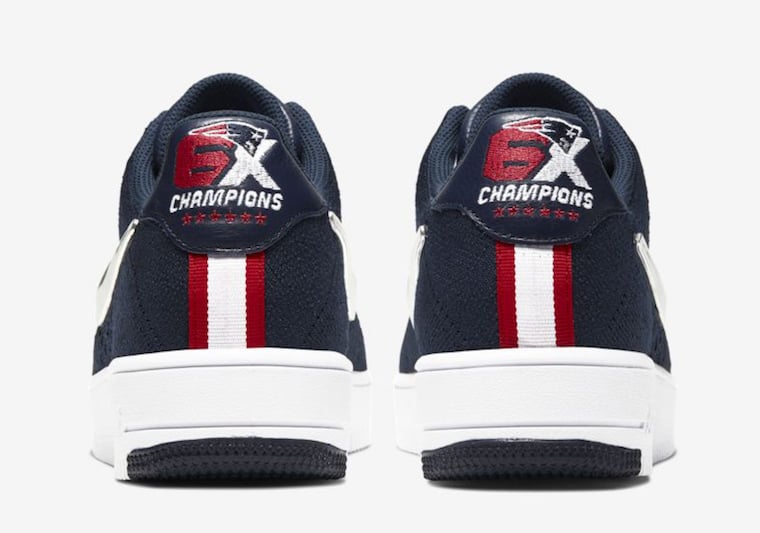 Nike Air Force 1 Flyknit New England Patriots Release Date Info