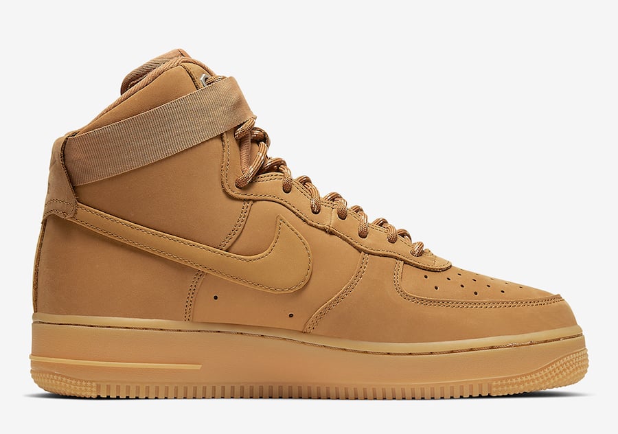 Nike Air Force 1 High Wheat Flax CJ9178-200 Release Date Info