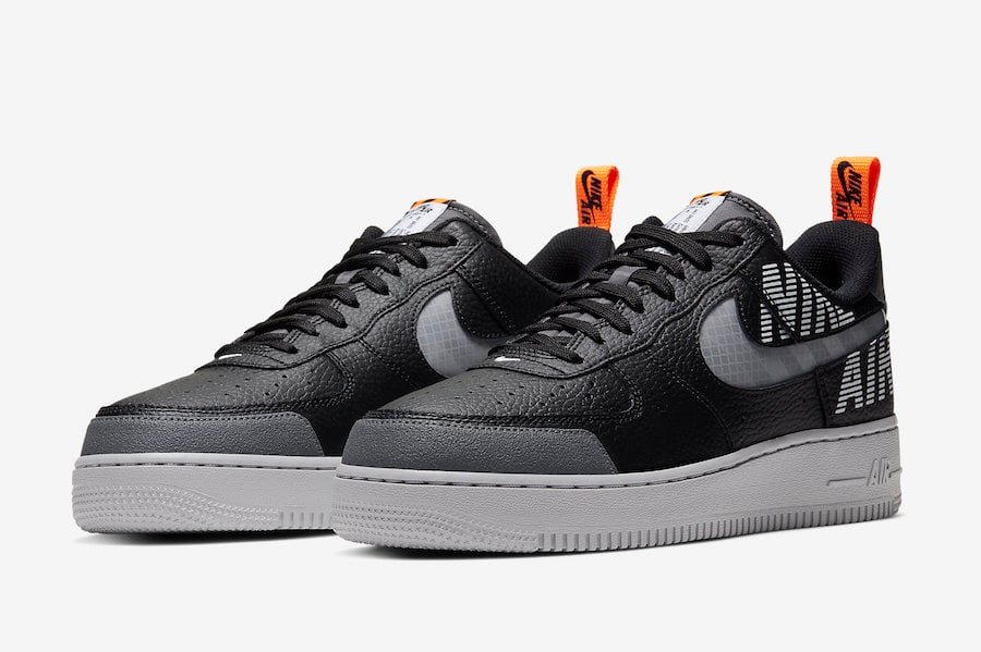 nike air force under construction black