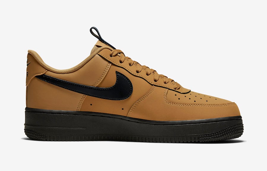 nike wheat air force 1 low
