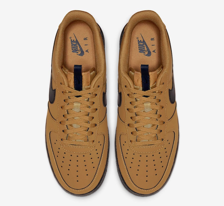 Nike Air Force 1 Low Wheat Black BQ4326-700 Release Date Info