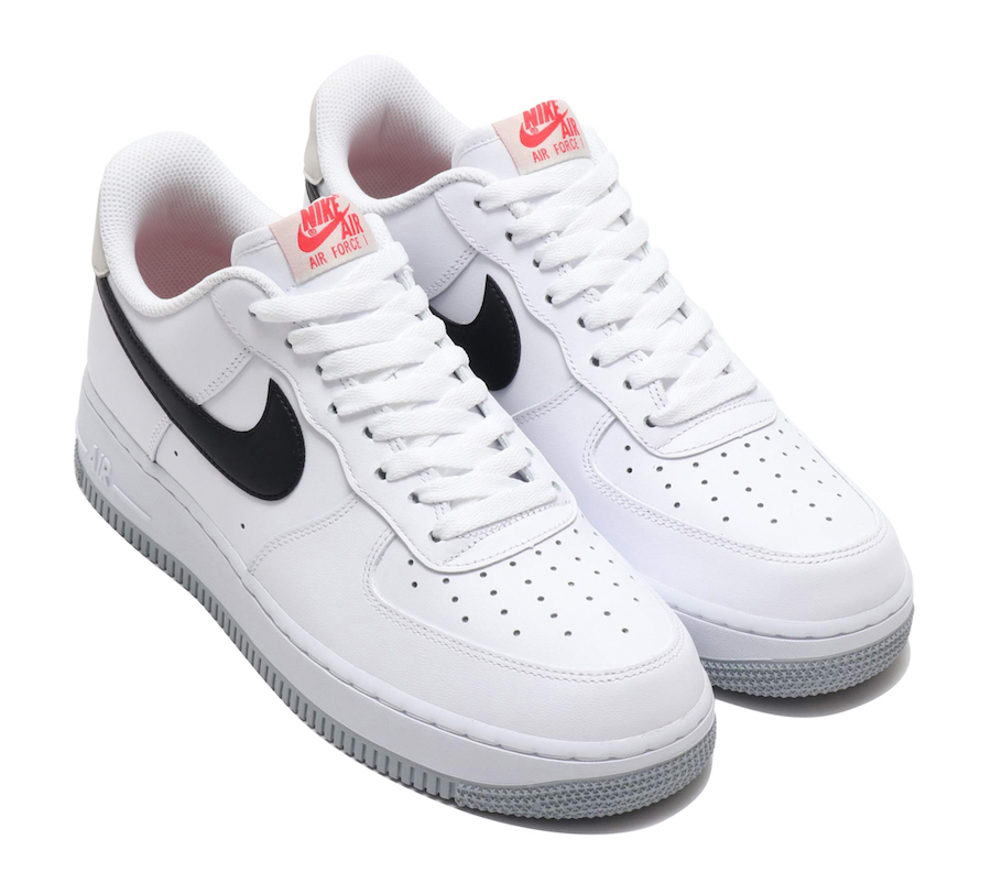 nike air force 1 low white white black