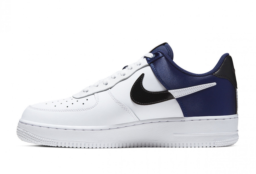 Nike Air Force 1 NBA Midnight Navy Satin BQ4420-400 Release Date Info