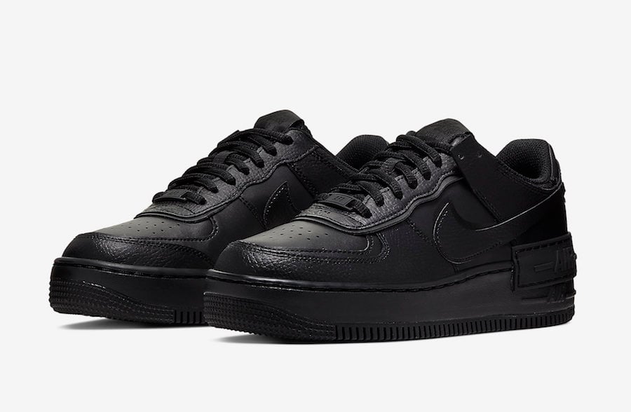 Nike Air Force 1 Shadow Black CI0919-001 Release Date Info Nike Air Force 1 Shadow Black CI0919-001 Release Date Info