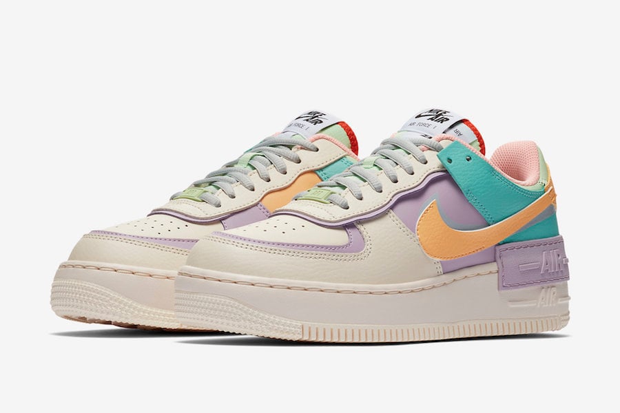 nike air force colours pastel