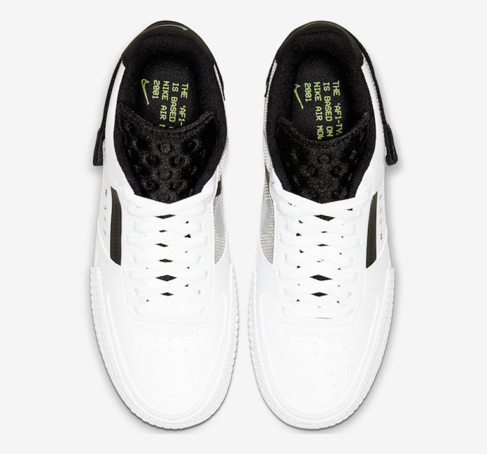 air force 1 type black volt