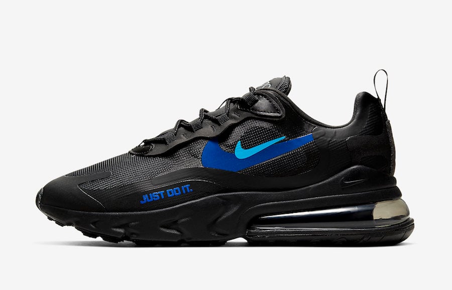 Nike Air Max 270 React ‘Just Do It’ in Black and Blue
