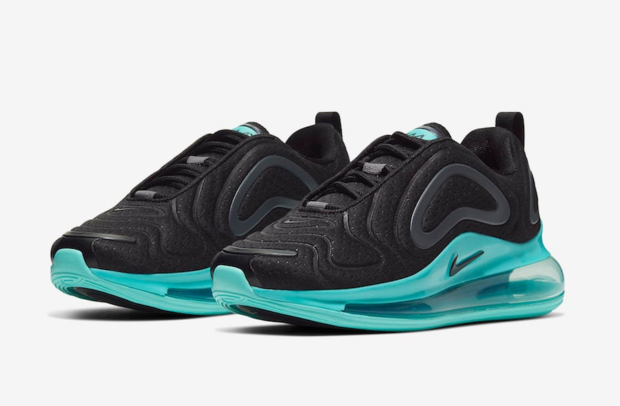 black and teal nike air max