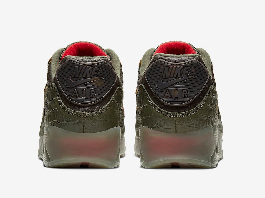 Nike Air Max 90 Animal Crocodile Print CU0675-300 Release Date Info