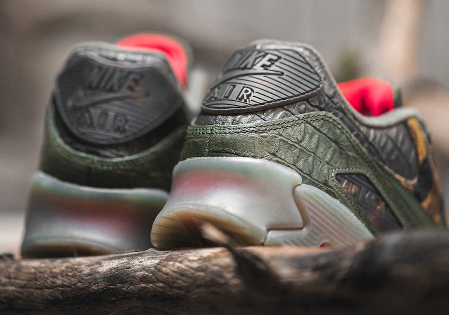 Nike Air Max 90 Croc Camo CU0675-300 Release Date Info