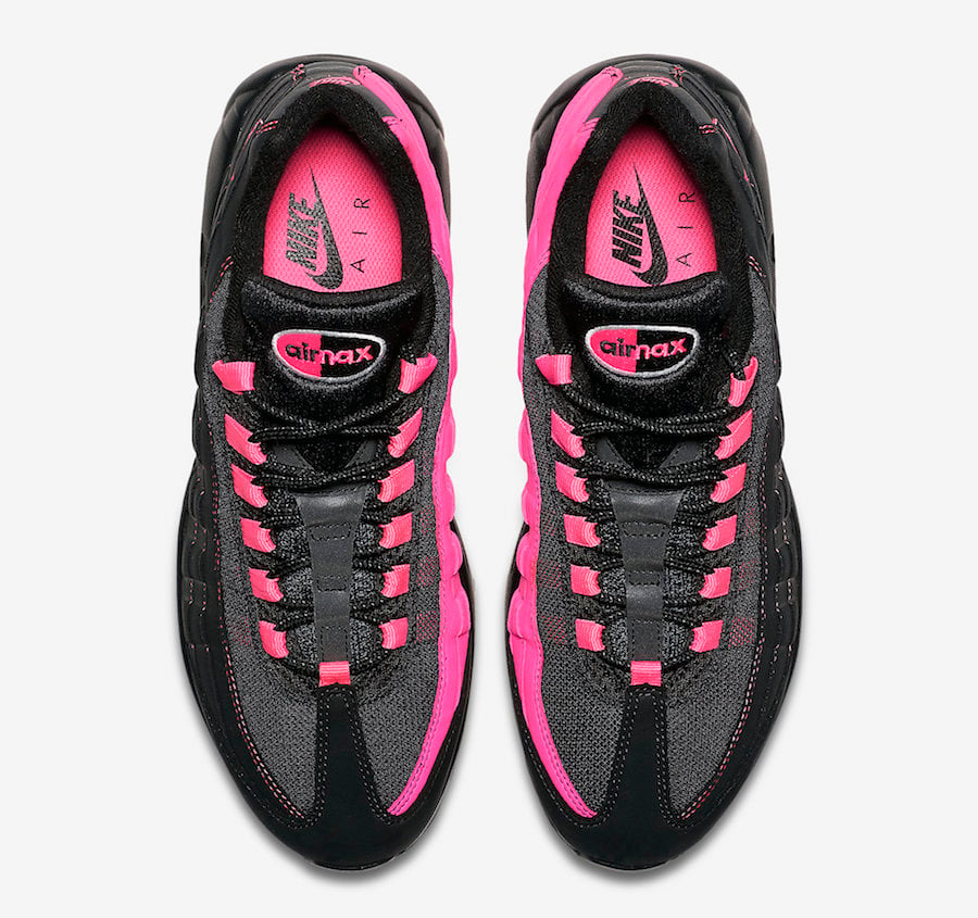 black and pink 95 air max