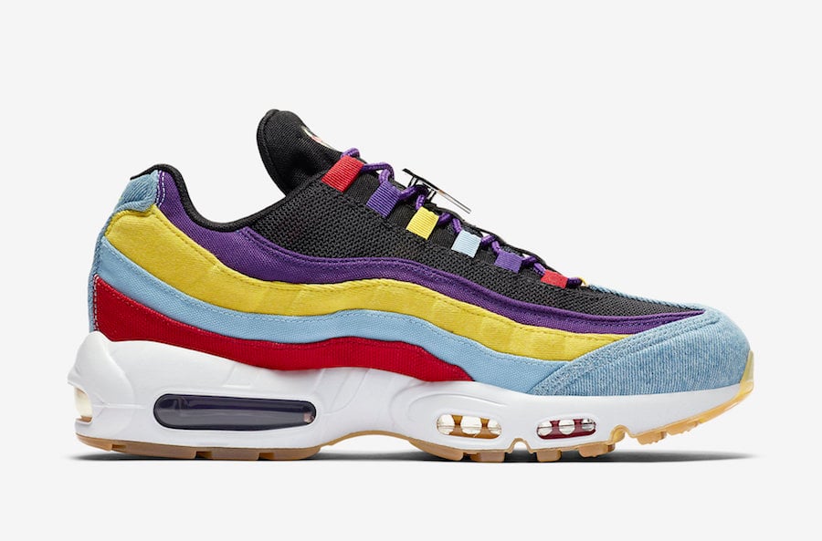 purple and yellow air max