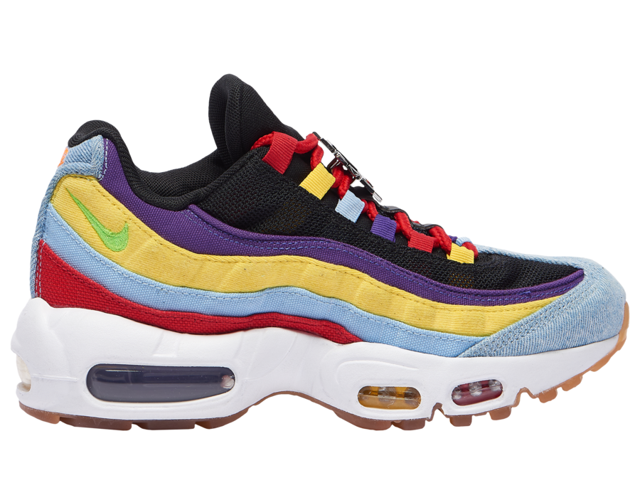 air max 95 yellow blue