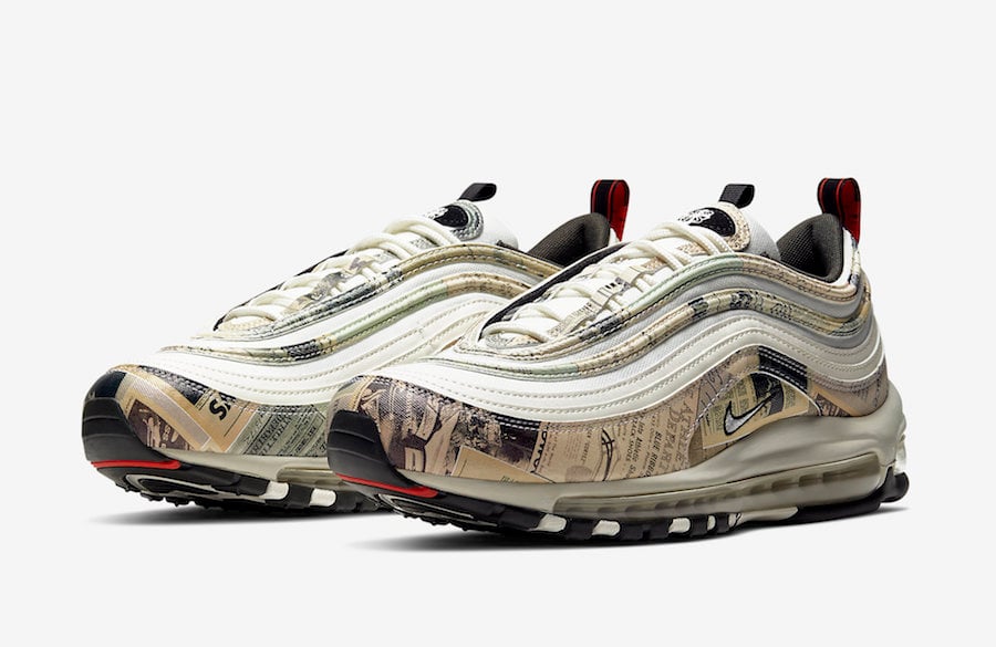 Nike Air Max 97 Newspaper 921826-108 Release Date Info Nike Air Max 97 Newspaper 921826-108 Release Date Info