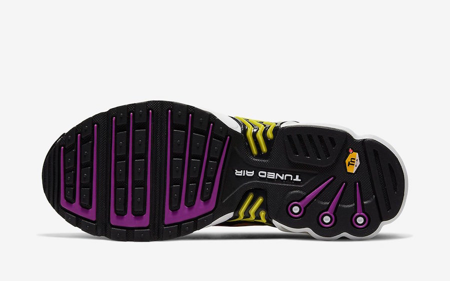 Nike Air Max Plus 3 Black Hyper Purple Optic Yellow CD6871-005 Release Date Info