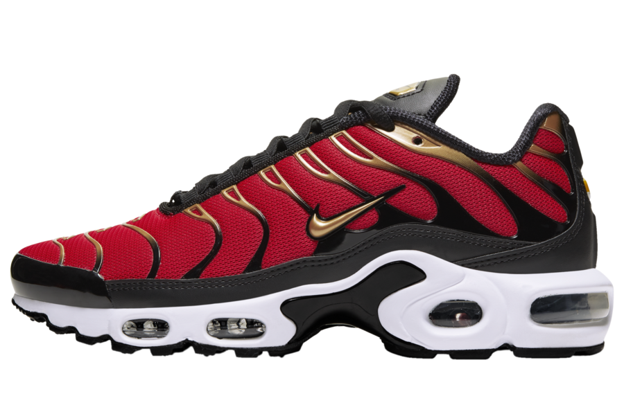 black red and gold nikes
