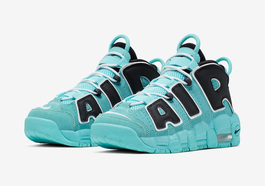 Nike Air More Uptempo GS Light Aqua 415082-403 Release Date