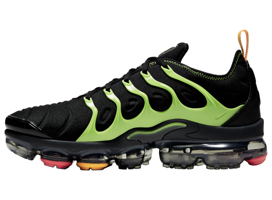 Nike Air VaporMax Plus Black Lime Green 