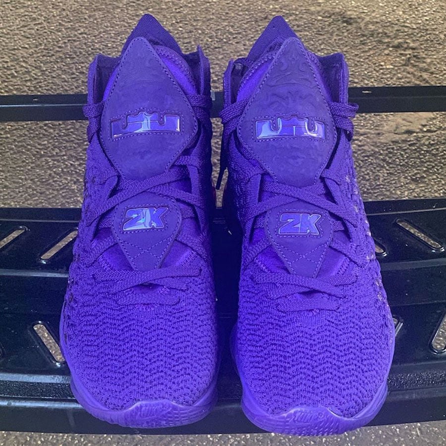 new lebron shoes purple