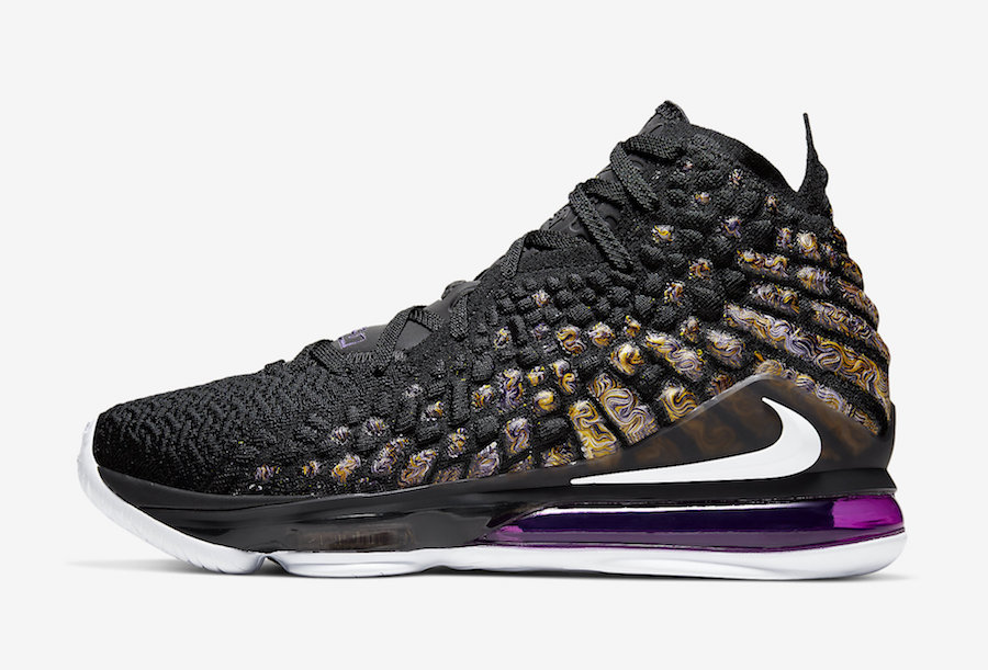 lebron purple and gold