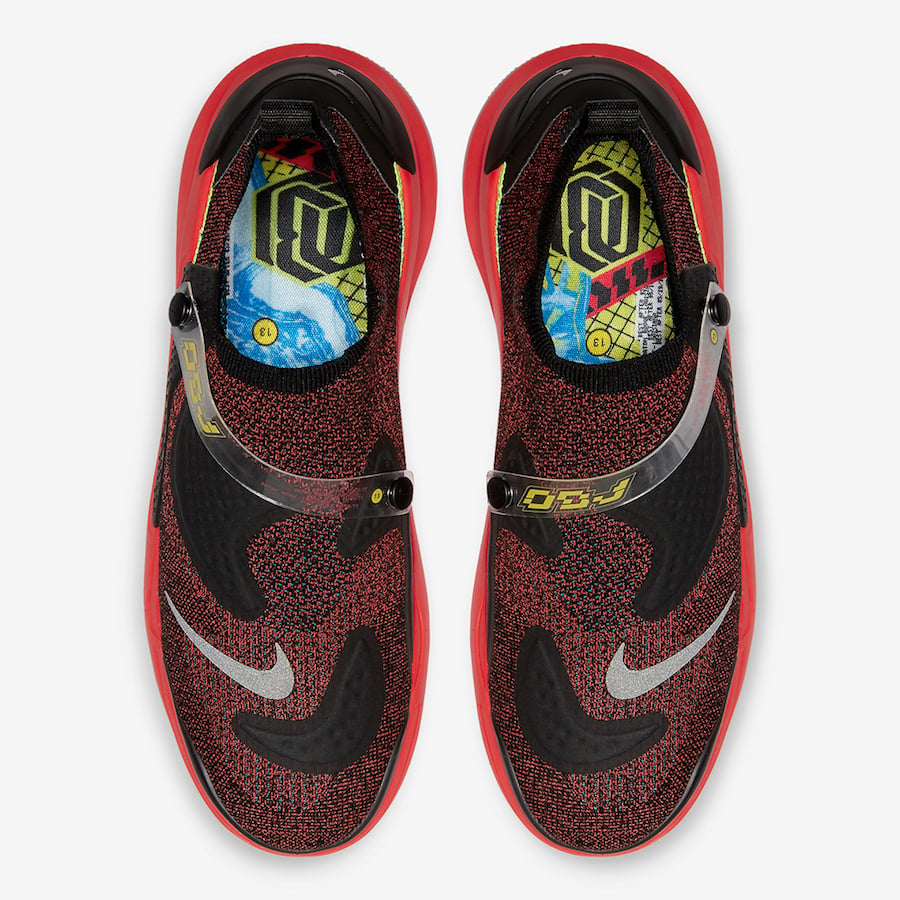 Nike OBJ Joyride Flyknit Black Bright Crimson AV3867-001 Release Date Info