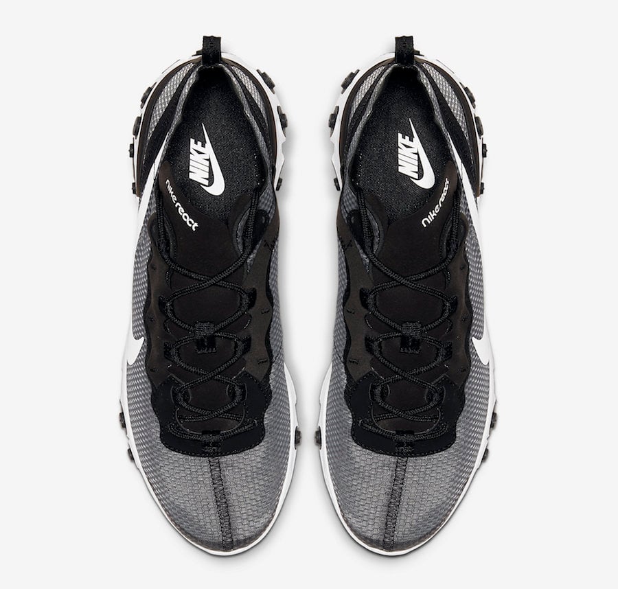 Nike React Element 55 Black White CI3831-002 Release Date Info