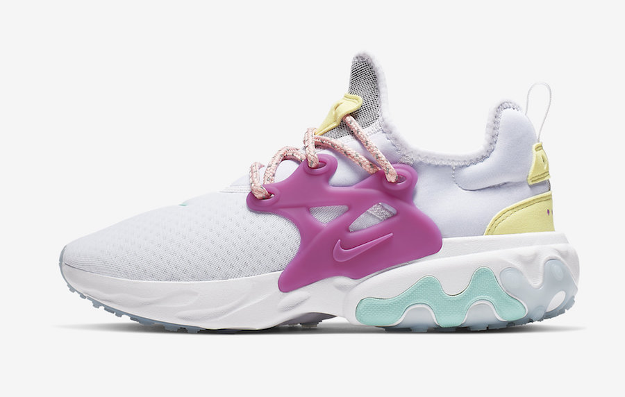 Nike React Presto WMNS Green Coral Violet CD9015-101 Release Date Info