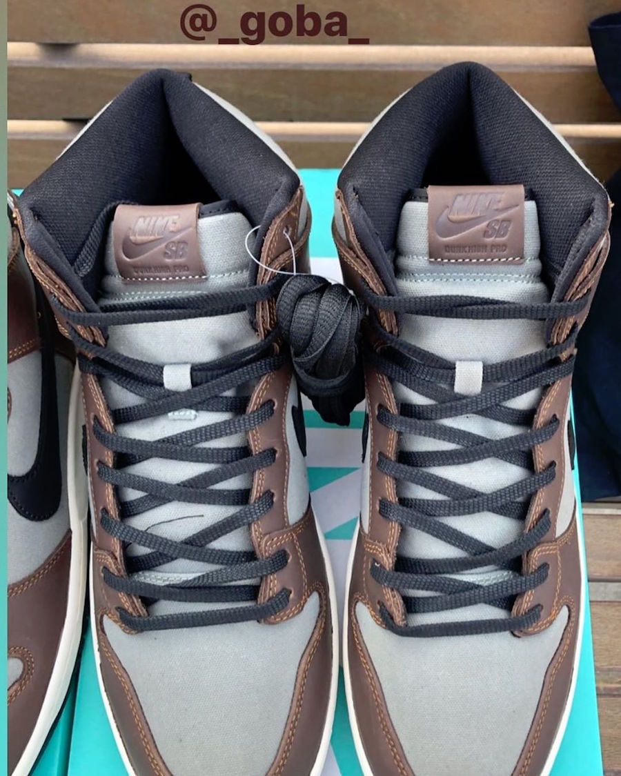 Nike SB Dunk High Pro Baroque Brown BQ6826-201 Release Date Info