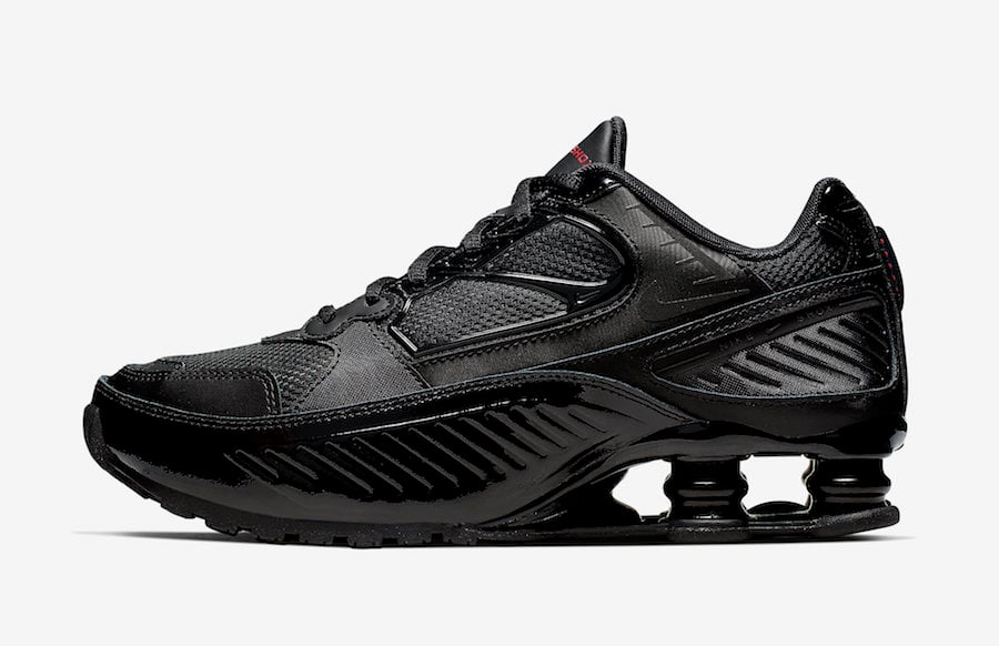 Nike Shox Enigma Black Gym Red BQ9001-001 Release Date Info