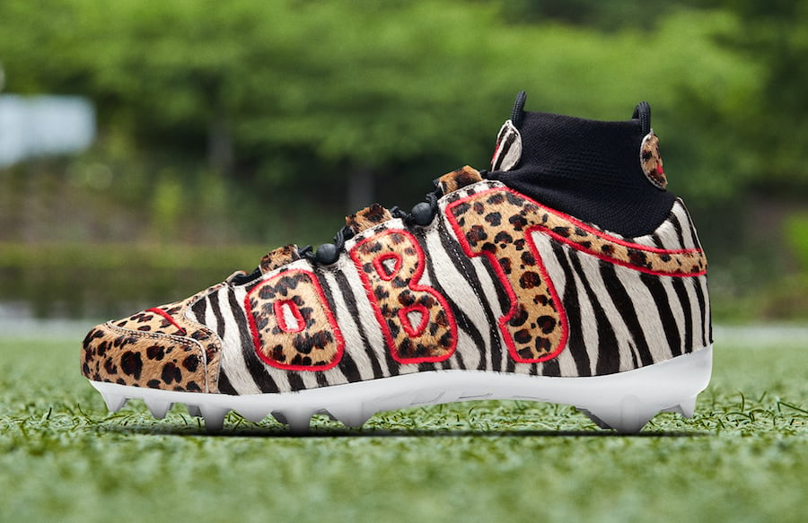 Odell Beckham Jr atmos Nike Air Max 1 Animal Cleats