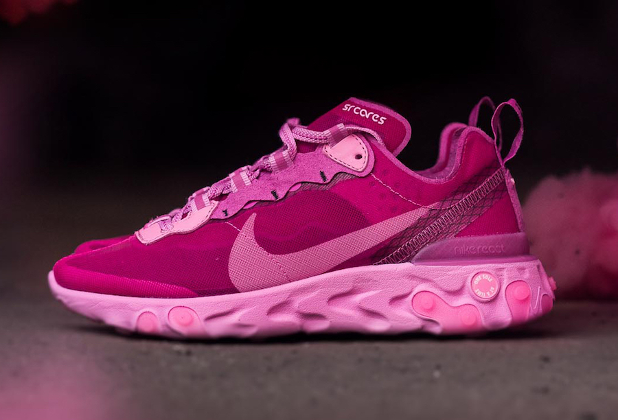 Sneaker Room Nike React Element 87 Pink Breast Cancer Release Date Info