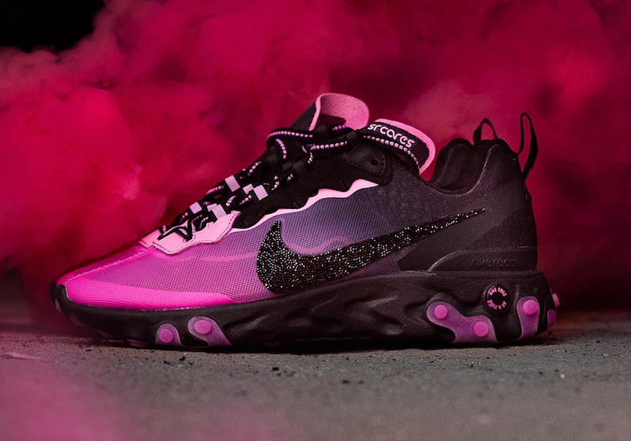 Sneaker Room Nike React Element 87 Pink Breast Cancer Release Date Info