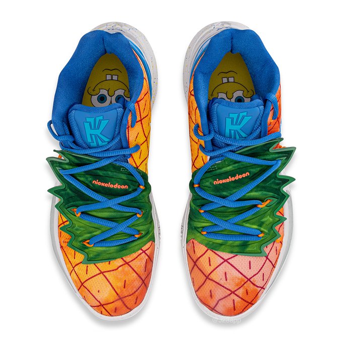 SpongeBob Nike Kyrie 5 Pineapple House CJ6951-800 Release Date Info
